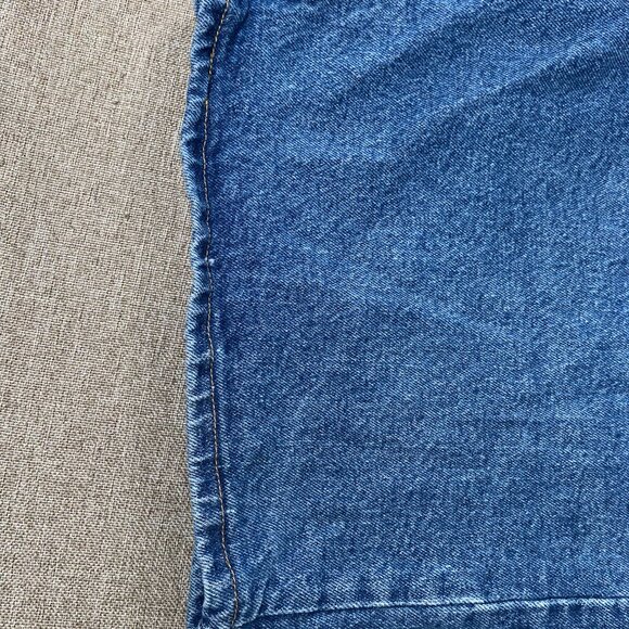 Wrangler Bermuda Denim Jean Shorts Men's 40 High Rise Blue Casual - Picture 14 of 15